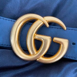 Gucci Marmont Wide Leather Belt 95